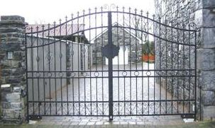 wrought iron house gates